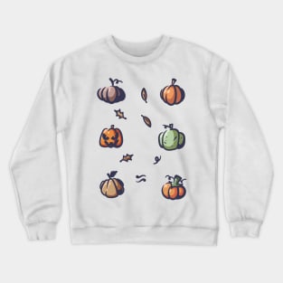 pumpkins halloween Crewneck Sweatshirt